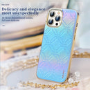 For iPhone 14 Pro SULADA Cooljas Series TPU Sheepskin Texture Phone Protective Case(Bright Blue)
