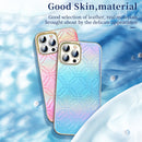 For iPhone 14 Pro SULADA Cooljas Series TPU Sheepskin Texture Phone Protective Case(Bright Blue)