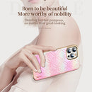 For iPhone 14 Pro SULADA Cooljas Series TPU Sheepskin Texture Phone Protective Case(Bright Blue)