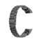 For Huawei Honor Band 4 (CRS-B19) / Honor Band 5 (CRS-B19S) Three Beads Steel Wrist Strap Watchband(Black)