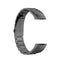For Huawei Honor Band 4 (CRS-B19) / Honor Band 5 (CRS-B19S) Three Beads Steel Wrist Strap Watchband(Black)