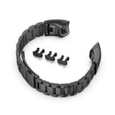 For Huawei Honor Band 4 (CRS-B19) / Honor Band 5 (CRS-B19S) Three Beads Steel Wrist Strap Watchband(Black)