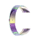 For Huawei Honor Band 4 (CRS-B19) / Honor Band 5 (CRS-B19S) Three Beads Steel Wrist Strap Watchband(Colorful)