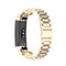 For Huawei Honor Band 4 (CRS-B19) / Honor Band 5 (CRS-B19S) Three Beads Steel Wrist Strap Watchband(Champagne)