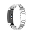 For Huawei Honor Band 4 (CRS-B19) / Honor Band 5 (CRS-B19S) Three Beads Steel Wrist Strap Watchband(Silver)