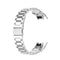For Huawei Honor Band 4 (CRS-B19) / Honor Band 5 (CRS-B19S) Three Beads Steel Wrist Strap Watchband(Silver)