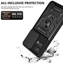 For Motorola Edge 30 Fusion Sliding Camera Cover Design TPU+PC Phone Case(Gold)