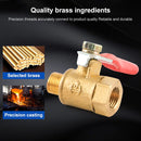 LAIZE Pneumatic Hose Connector Copper Ball Valve, Specification:Inside and Outside 2 1/4 inch