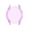 For Huawei Watch GT2 46mm Full Coverage Watch Protective Case with Screen(Transparent Purple)