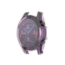 For Huawei Watch GT2 46mm Full Coverage Watch Protective Case with Screen(Transparent Purple)