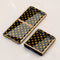 For Galaxy Z Flip GKK Glass + PC Foldable Painted Pattern Case(Clubs)