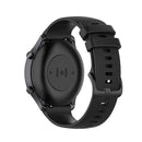For Xiaomi Watch Color 22mm Small Plaid Texture Silicone Wrist Strap Watchband(Black)