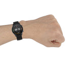 For Xiaomi Watch Color 22mm Small Plaid Texture Silicone Wrist Strap Watchband(Amber Yellow)
