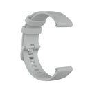 For Xiaomi Watch Color 22mm Small Plaid Texture Silicone Wrist Strap Watchband(Grey)
