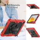 For iPad 10th Gen 10.9 2022 Silicone + PC Full Body Protection Tablet Case(Red)