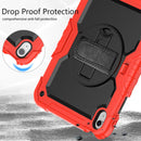 For iPad 10th Gen 10.9 2022 Silicone + PC Full Body Protection Tablet Case(Red)