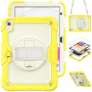 For iPad 10th Gen 10.9 2022 Silicone + PC Full Body Protection Tablet Case(Yellow)