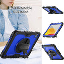For iPad 10th Gen 10.9 2022 Silicone + PC Full Body Protection Tablet Case(Dark Blue + Black)