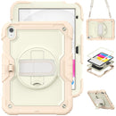 For iPad 10th Gen 10.9 2022 Silicone + PC Full Body Protection Tablet Case(Rose Gold)