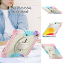 For iPad 10th Gen 10.9 2022 Silicone + PC Full Body Protection Tablet Case(Camouflage Pink)