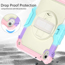 For iPad 10th Gen 10.9 2022 Silicone + PC Full Body Protection Tablet Case(Camouflage Pink)