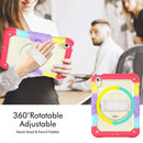 For iPad 10th Gen 10.9 2022 Silicone + PC Full Body Protection Tablet Case(Camouflage Red)