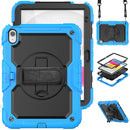 For iPad 10th Gen 10.9 2022 Silicone + PC Full Body Protection Tablet Case(Blue)