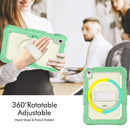 For iPad 10th Gen 10.9 2022 Silicone + PC Full Body Protection Tablet Case(Light Green)