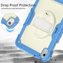 For iPad 10th Gen 10.9 2022 Silicone + PC Full Body Protection Tablet Case(Cyan-blue)