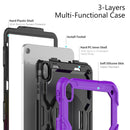 For iPad 10th Gen 10.9 2022 Silicone + PC Full Body Protection Tablet Case(Purple)