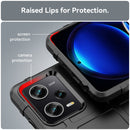 For Xiaomi Redmi Note 12 Pro Full Coverage Shockproof TPU Phone Case(Black)