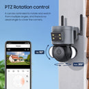 ST-429-4M-TY-4G 4MP 4G Smart Security Floodlight Camera Support Two-way Audio / Night Vision