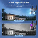 ST-429-4M-TY-4G 4MP 4G Smart Security Floodlight Camera Support Two-way Audio / Night Vision