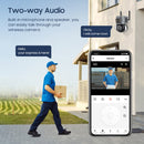 ST-429-4M-TY-4G 4MP 4G Smart Security Floodlight Camera Support Two-way Audio / Night Vision