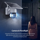 ST-S518-2M-TY 2.4G Wifi Solar Battery Powered Floodlight PTZ Camera with PIR Human Detection