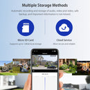 ST-S518-2M-TY 2.4G Wifi Solar Battery Powered Floodlight PTZ Camera with PIR Human Detection