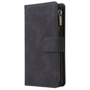For Galaxy A41 Multifunctional Horizontal Flip Leather Case, with Card Slot & Holder & Zipper Wallet & Photo Frame(Black)