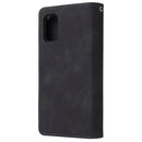 For Galaxy A41 Multifunctional Horizontal Flip Leather Case, with Card Slot & Holder & Zipper Wallet & Photo Frame(Black)