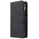 For Huawei P40 Multifunctional Horizontal Flip Leather Case, with Card Slot & Holder & Zipper Wallet & Photo Frame(Black)