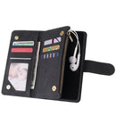 For Huawei P40 Multifunctional Horizontal Flip Leather Case, with Card Slot & Holder & Zipper Wallet & Photo Frame(Black)
