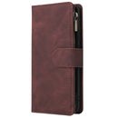 For Huawei P40 Pro Multifunctional Horizontal Flip Leather Case, with Card Slot & Holder & Zipper Wallet & Photo Frame(Coffee)