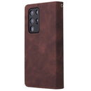 For Huawei P40 Pro Multifunctional Horizontal Flip Leather Case, with Card Slot & Holder & Zipper Wallet & Photo Frame(Coffee)