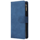 For Huawei P40 Pro Multifunctional Horizontal Flip Leather Case, with Card Slot & Holder & Zipper Wallet & Photo Frame(Blue)
