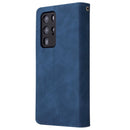 For Huawei P40 Pro Multifunctional Horizontal Flip Leather Case, with Card Slot & Holder & Zipper Wallet & Photo Frame(Blue)