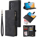 For Huawei P40 Pro Multifunctional Horizontal Flip Leather Case, with Card Slot & Holder & Zipper Wallet & Photo Frame(Black)