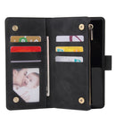 For Huawei P40 Pro Multifunctional Horizontal Flip Leather Case, with Card Slot & Holder & Zipper Wallet & Photo Frame(Black)