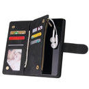 For Huawei P40 Pro Multifunctional Horizontal Flip Leather Case, with Card Slot & Holder & Zipper Wallet & Photo Frame(Black)