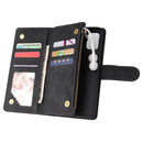 For Galaxy A51 Multifunctional Horizontal Flip Leather Case, with Card Slot & Holder & Zipper Wallet & Photo Frame(Black)