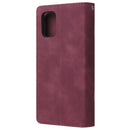 For Galaxy A71 Multifunctional Horizontal Flip Leather Case, with Card Slot & Holder & Zipper Wallet & Photo Frame(Red Wine)