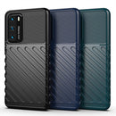 For Huawei P40 Thunderbolt Shockproof TPU Soft Case(Black)